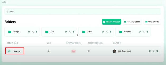Add linkchecker project