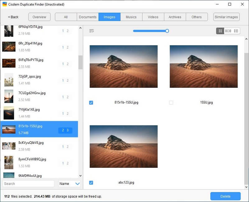 Cisdem Duplicate Finder windows