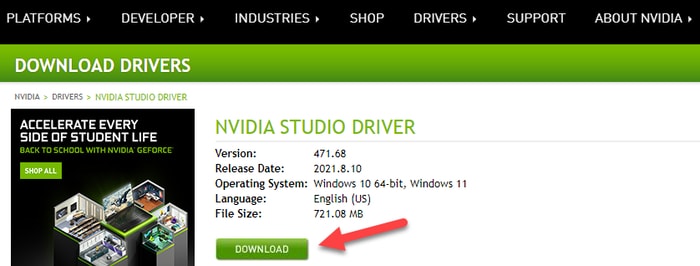 Download NVIDIA GeForce Driver