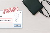 The Parameter is Incorrect on External Hard Drive