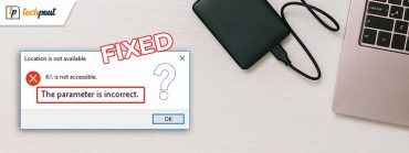 The Parameter is Incorrect on External Hard Drive