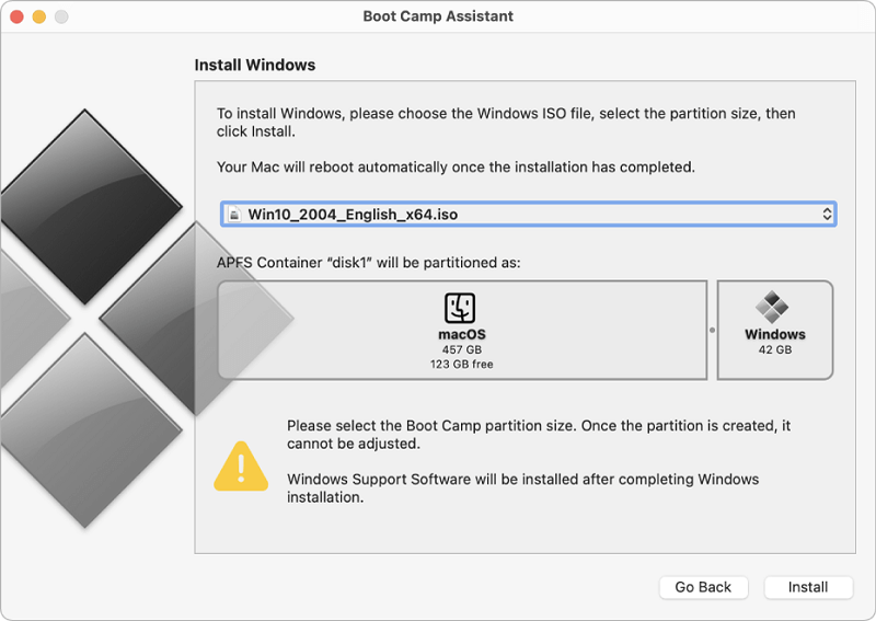 Boot Camp- Free Windows emulator for Mac