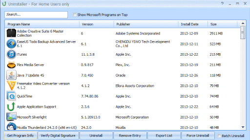 Puran Uninstaller Software