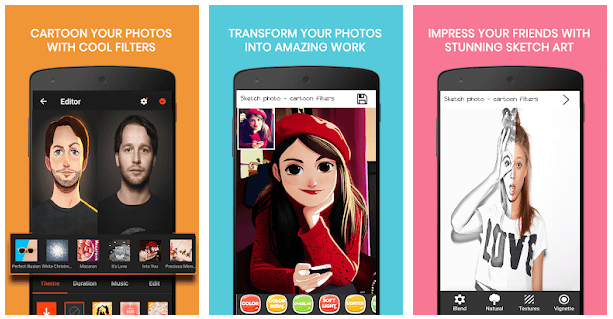 Cartoon Photo Editor - Pencil Sketch Art Cartoon Photo Editor - Pencil Sketch Art