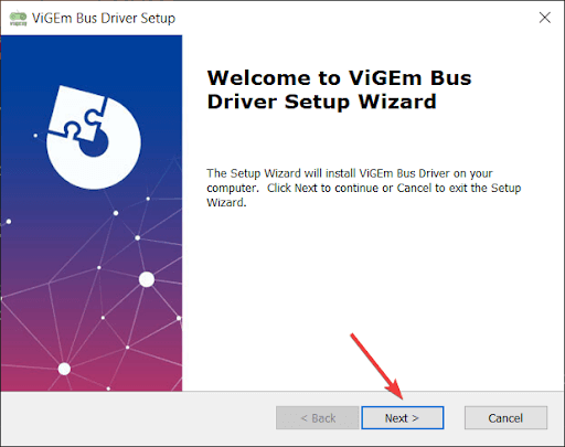 Vigembus Driver - Click on Next